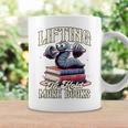 Weightlifting Book Lover Bookworm Lifting To Hold More Books Graphic Print Coffee Mug Gifts ideas