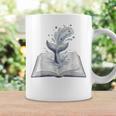 Whale Watching Dive Into Reading Open Book Watercolor Kids Graphic Print Coffee Mug Gifts ideas