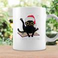Witchy Book Lover Christmas Cat Reading Mystic Bookworm Graphic Print Coffee Mug Gifts ideas