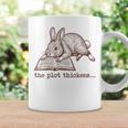 Women's Bookish Rabbit Reading Fiction Novel Book Vintage Bookworms Graphic Print Coffee Mug Gifts ideas