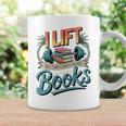 Women's Lift So I Can Carry More Books Reading Lovers Reader Workout Graphic Print Coffee Mug Gifts ideas