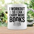 Women's I Workout So I Can Carry More Books Gym Lover Graphic Print Coffee Mug Gifts ideas Women's I Workout So I Can Carry More Books Gym Lover Graphic Print Coffee Mug Gifts ideas