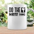 Women's Do The Write Thing Published Author Novelist Book Author Graphic Print Coffee Mug Gifts ideas