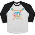 10 Years Old 10th Birthday Baseball Ice Cream Dripping Boys Baseball Raglan Shirt 10 Years Old 10th Birthday Baseball Ice Cream Dripping Boys Baseball Raglan Shirt
