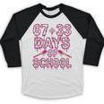 100 Days Of School Baseball Boys Six Seven Drip 100th Day Baseball Raglan Shirt
