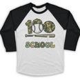 100 Days Of School Baseball Camo Art For Boys Kids Students Baseball Raglan Shirt 100 Days Of School Baseball Camo Art For Boys Kids Students Baseball Raglan Shirt