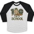 100 Days Of School Baseball Camo Boys Kids 100th Day Baseball Raglan Shirt 100 Days Of School Baseball Camo Boys Kids 100th Day Baseball Raglan Shirt