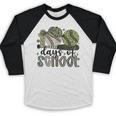 100 Days Of School Baseball Camo Cap Kids Boys 100th Day Baseball Raglan Shirt