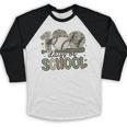 100 Days Of School Baseball Camo Celebration Baseball Raglan Shirt