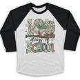 100 Days Of School Baseball Camo Men Boy Kid Baseball Raglan Shirt