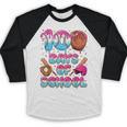 100 Days Of School Baseball Donut Dripping Teacher Boys Kids Baseball Raglan Shirt 100 Days Of School Baseball Donut Dripping Teacher Boys Kids Baseball Raglan Shirt