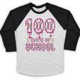 100 Days Of School Baseball Ice Cream Drip 100th Day Boys Baseball Raglan Shirt 100 Days Of School Baseball Ice Cream Drip 100th Day Boys Baseball Raglan Shirt