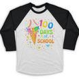 100 Days Of School Baseball Ice Cream Drip Boys Kids Player Baseball Raglan Shirt 100 Days Of School Baseball Ice Cream Drip Boys Kids Player Baseball Raglan Shirt