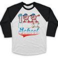 100 Days Of School Boys Baseball Drip 100th Day Dabbing Ball Baseball Raglan Shirt 100 Days Of School Boys Baseball Drip 100th Day Dabbing Ball Baseball Raglan Shirt
