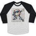100 Days Of School Boys Dabbing Baseball 100th Day Of School Baseball Raglan Shirt