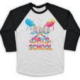 100 Days Of School Ice Cream Baseball Player For Kids Boys Baseball Raglan Shirt 100 Days Of School Ice Cream Baseball Player For Kids Boys Baseball Raglan Shirt