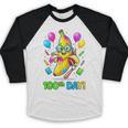 100th Day Of School Banana Baseball Drip For Kids Youth Girl Baseball Raglan Shirt 100th Day Of School Banana Baseball Drip For Kids Youth Girl Baseball Raglan Shirt