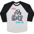 I Was 6 Now I'm 7 Baseball Birthday Drip Ice Cream Boy Baseball Raglan Shirt I Was 6 Now I'm 7 Baseball Birthday Drip Ice Cream Boy Baseball Raglan Shirt