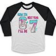 Now Im 6 Next Year I'Ll Be 7 Baseball Ice Cream Drip 67 Meme Baseball Raglan Shirt Now Im 6 Next Year I'Ll Be 7 Baseball Ice Cream Drip 67 Meme Baseball Raglan Shirt
