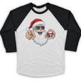 67 Baseball Santa Six Seven Meme Christmas Men Women Kids Baseball Raglan Shirt