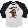 67 Gingerbread Man Playing Baseball Christmas 6 7 Meme Baseball Raglan Shirt 67 Gingerbread Man Playing Baseball Christmas 6 7 Meme Baseball Raglan Shirt