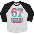 67 Ice Cream Drip Baseball For Men Women Kids Baseball Raglan Shirt