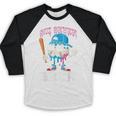 67 Six Seven Baseball Ice Cream Drip Number 67 Player Baseball Raglan Shirt