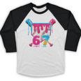 67 Six Seven Ice Cream Drip Baseball Boys Youth Baseball Raglan Shirt 67 Six Seven Ice Cream Drip Baseball Boys Youth Baseball Raglan Shirt