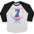 67 Six Seven Meme Baseball Ice Cream Drip 67 Gen Alpha Slang Baseball Raglan Shirt