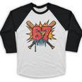 67 Sports Meme – Baseball Bats Number 6 7 Baseball Raglan Shirt 67 Sports Meme – Baseball Bats Number 6 7 Baseball Raglan Shirt