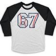 67 Sports Meme – Baseball Number 6 7 Baseball Raglan Shirt 67 Sports Meme – Baseball Number 6 7 Baseball Raglan Shirt