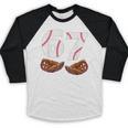 67 Trend Baseball Glove Number Style Baseball Raglan Shirt