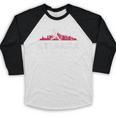 Atlanta Baseball Vintage Player Minimalist Skyline Retro Baseball Raglan Shirt Atlanta Baseball Vintage Player Minimalist Skyline Retro Baseball Raglan Shirt