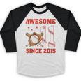 Awesome Since 2015 11 Year Old Boys Bday Baseball Theme Baseball Raglan Shirt Awesome Since 2015 11 Year Old Boys Bday Baseball Theme Baseball Raglan Shirt