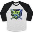 Awesome 67 Baseball Drip Effect Baseball 6-7 Meme Graphic Premium Tri-Blend Baseball Raglan Shirt Awesome 67 Baseball Drip Effect Baseball 6-7 Meme Graphic Premium Tri-Blend Baseball Raglan Shirt