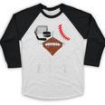 Ball Aunt Heart Football Baseball Hockey Game Day Baseball Raglan Shirt Ball Aunt Heart Football Baseball Hockey Game Day Baseball Raglan Shirt