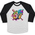 Banana Baseball 67 Ice Cream Drip Meme Baseball Raglan Shirt Banana Baseball 67 Ice Cream Drip Meme Baseball Raglan Shirt