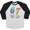 Baseball 67 Ice Cream Drip Six Seven Boys Meme Baseball Raglan Shirt Baseball 67 Ice Cream Drip Six Seven Boys Meme Baseball Raglan Shirt