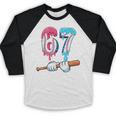 Baseball 67 Ice Cream Drip Six Seven Boys Baseball Raglan Shirt Baseball 67 Ice Cream Drip Six Seven Boys Baseball Raglan Shirt
