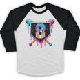 Baseball 8 Year Old Boy Ice Cream Drip 8th Birthday Player Baseball Raglan Shirt Baseball 8 Year Old Boy Ice Cream Drip 8th Birthday Player Baseball Raglan Shirt