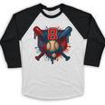 Baseball 8 Year Old Splash Drip 8th Birthday Boy Number 8 Baseball Raglan Shirt Baseball 8 Year Old Splash Drip 8th Birthday Boy Number 8 Baseball Raglan Shirt