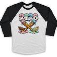 Baseball Bat 2026 Hands Drip Boys Ice Cream Dripping Youth Baseball Raglan Shirt Baseball Bat 2026 Hands Drip Boys Ice Cream Dripping Youth Baseball Raglan Shirt