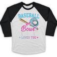 Baseball Or Bows Big Brother Loves You Gender Pink Or Blue Baseball Raglan Shirt Baseball Or Bows Big Brother Loves You Gender Pink Or Blue Baseball Raglan Shirt