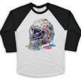 Baseball Catcher Mask Ice Cream Dripping Baseball Boys Baseball Raglan Shirt Baseball Catcher Mask Ice Cream Dripping Baseball Boys Baseball Raglan Shirt