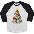 Baseball Christmas Tree Lights Santa Sport Player Lover Xmas Baseball Raglan Shirt Baseball Christmas Tree Lights Santa Sport Player Lover Xmas Baseball Raglan Shirt