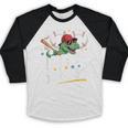 Baseball Dinosaur 100 Days Of School Kids Theme Baseball Raglan Shirt Baseball Dinosaur 100 Days Of School Kids Theme Baseball Raglan Shirt