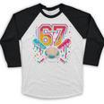 Baseball Drip 6 7 Number 67 Six Seven Meme Boys Kids Baseball Raglan Shirt Baseball Drip 6 7 Number 67 Six Seven Meme Boys Kids Baseball Raglan Shirt