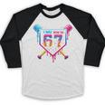 Baseball Drip I Was 6 Now I'm 7 67 Meme 7th Birthday Baseball Raglan Shirt Baseball Drip I Was 6 Now I'm 7 67 Meme 7th Birthday Baseball Raglan Shirt