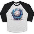 Baseball Drip For Boys Ice Cream Drip Youth Baseball Boys Premium Tri-Blend Baseball Raglan Shirt
