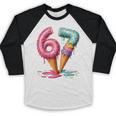 Baseball Drip Ice Cream 67 Baseball Raglan Shirt Baseball Drip Ice Cream 67 Baseball Raglan Shirt